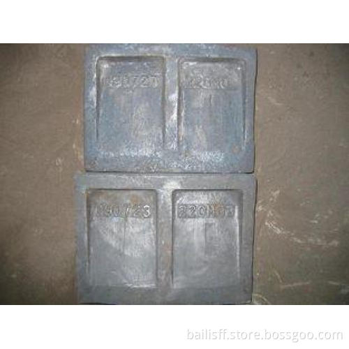 HRC58 Hardness Boltless Ball Mill Liner For Grinding Fine C